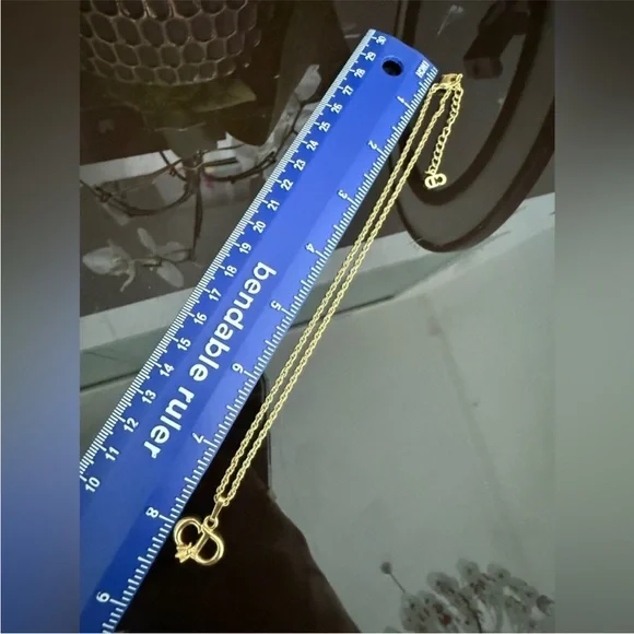 Christian Dior,18K gold plated Germany rare vintage BEE necklace - Picture 8 of 9